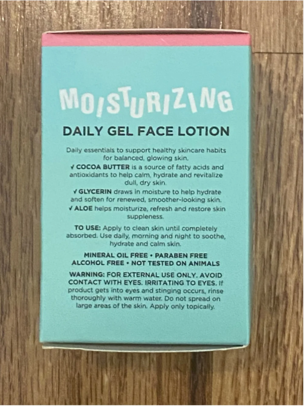 Global Beauty Care Moisturizing Daily Gel Face Lotion 1.7 ounces NIB
